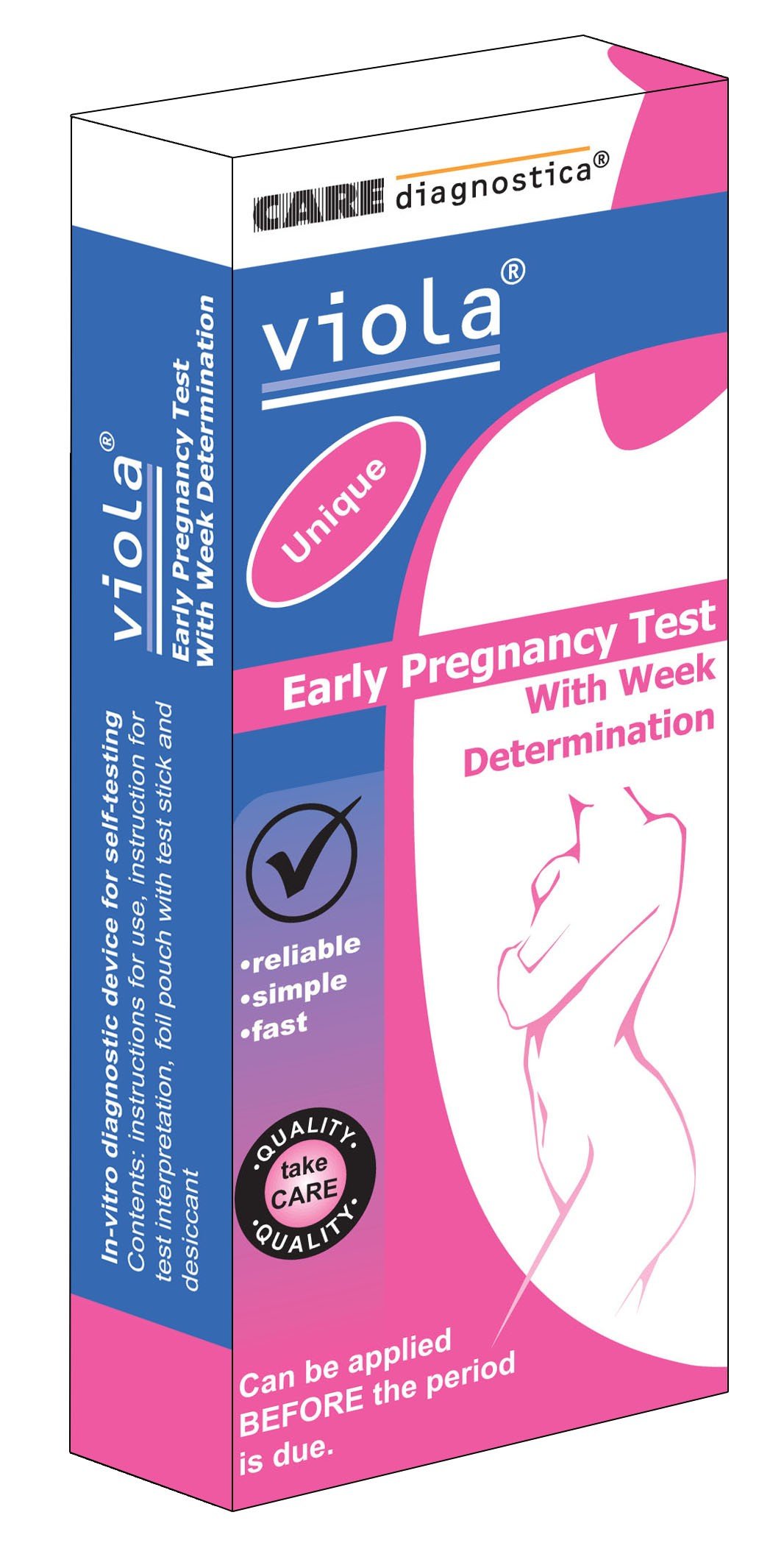 Viola Early Pregnancy Test With Week Determination
