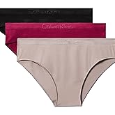 Calvin Klein Women's Bonded Flex Seamless 3-pack Mid Rise Bikini