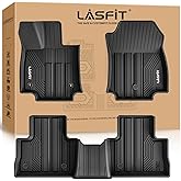 LASFIT Floor Mats for Toyota RAV4 2019-2024 2025(Not Fit Hybrid) All Weather Mats for Toyota RAV 4 XLE/LE/Limited/TRD/Adventure TPE Custom Fit Floor Liner Front and Rear 2 Row Car Mats, Black