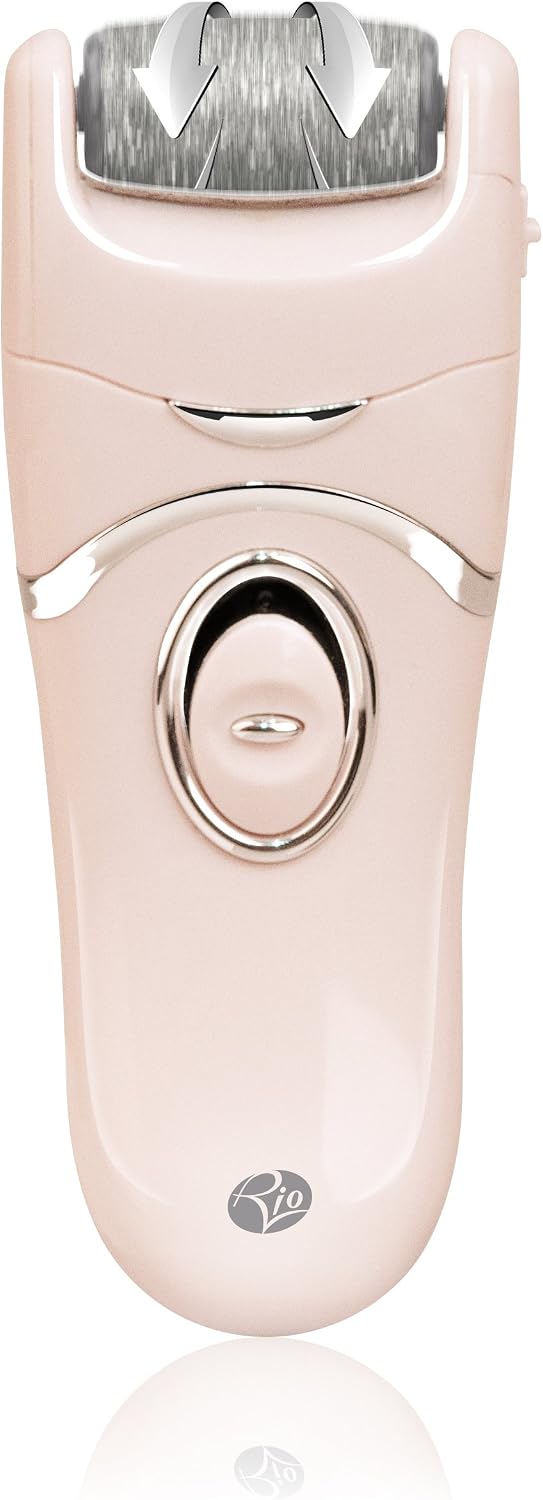 Rio 60 Second Pedi Electric Foot File Hard Skin Remover, Dual Speed Cordless Callus Remover for Smooth Feet - Image 4