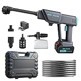 Cordless Pressure Washer Battery Powered; 800PSI