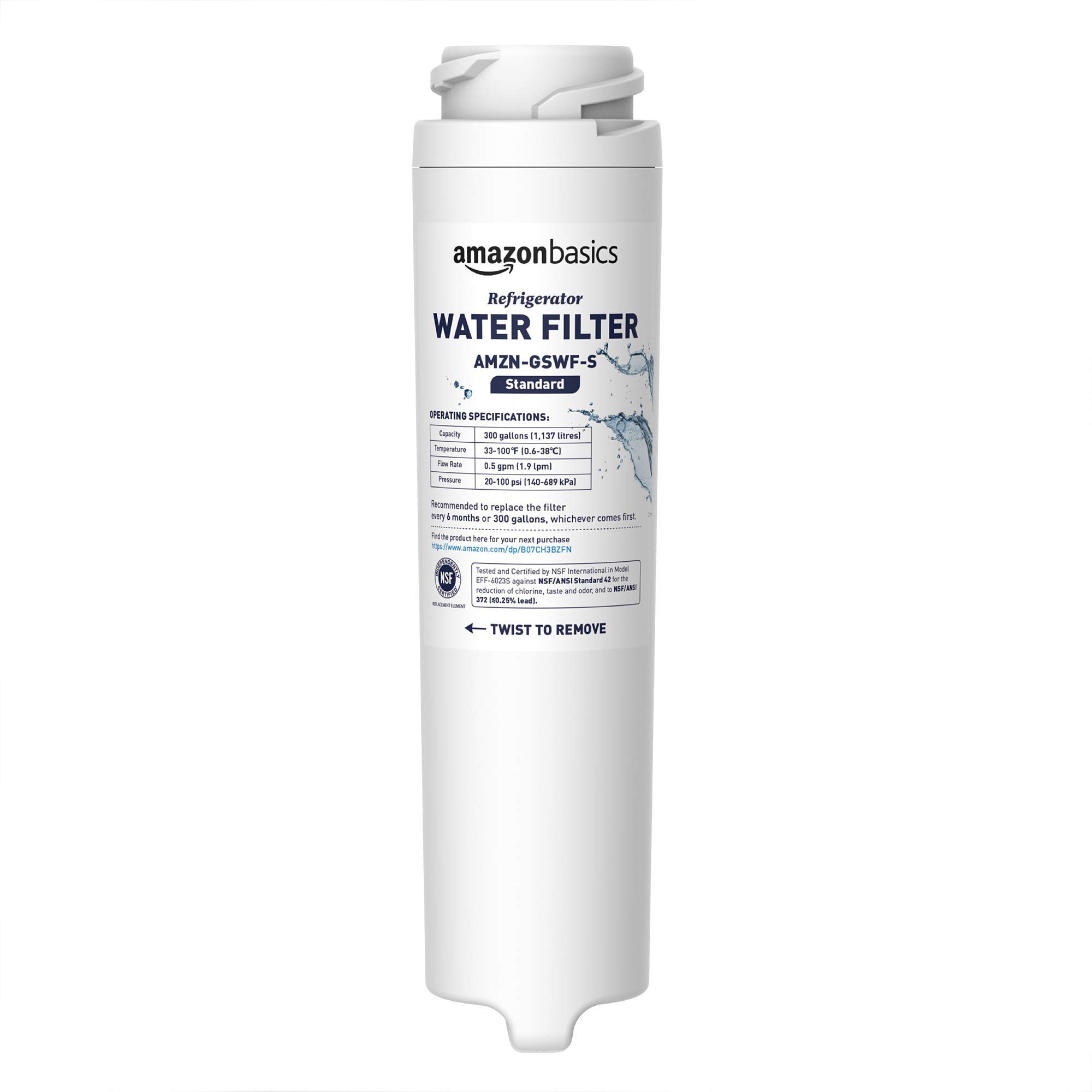 AmazonBasics Replacement GE GSWF Refrigerator Water Filter