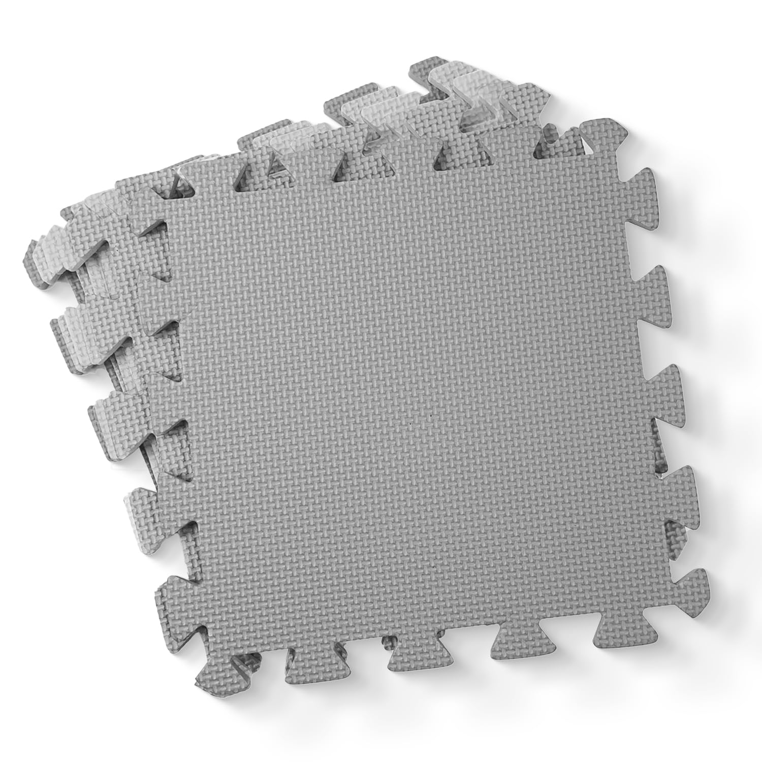 kidoola Foam Baby Play Mat (29x29cm) – Thick & Soft EVA Foam Interlocking Floor Tile Matting for Children – Safe & Comfortable 7mm Thick Play Flooring (9pc) - Pink — image 1