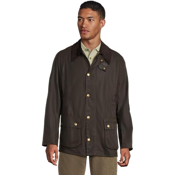 Barbour Men's Ashby Wax Jacket, Black, S at Amazon Men's Clothing