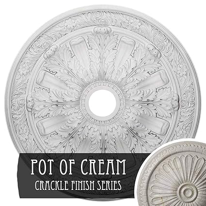 Amazon Com Ekena Millwork Cm30flpcc Ceiling Medallion Pot Of