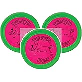 Booda 3 Pack of Tail-Spin Flyer Dog Toys, 7-Inch
