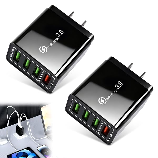 PRO PHONE CHARGER, PRO CHARGER, 4-PORT WALL WITH...