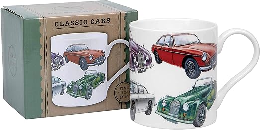 Coches clásicos taza en caja de regalo: Amazon.es: Hogar