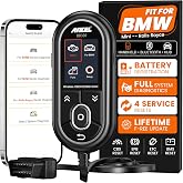 ANCEL BD330 BMW OBD2 Scanner for BMW, MINI, and Rolls-Royce Vehicles, ABS Full-System Diagnostic Scan Tool, Battery Registration/BAT Check, EPB/Oil/Throttle Reset, 3-in-1 Bluetooth/Wired/HUD- Black