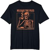 Release The Files Skeleton T-Shirt