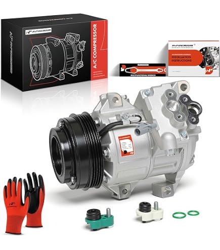 A-Premium Air Conditioner AC Compressor with Clutch | Compatible