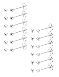 Milacolato 6-12pairs 925 Sterling Silver Stud