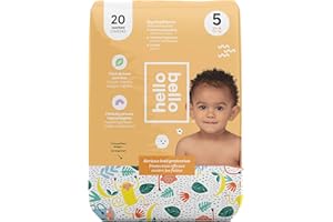 Hello Bello Jumbo Diaper Pack - Monkeys - Size 5 20 Count