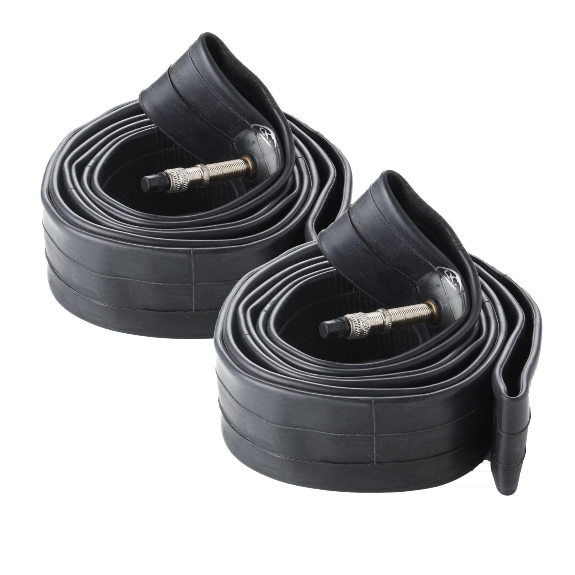 Fischer Bicycle Inner Tube X2 Medium 28 and 29 Inches ETRTO Standard 35/50-622 Dunlop Valve Pack of 2