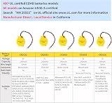 EEMB 10x CR2016 3V Battery Wire Leads SHR Connector for IBM Lenovo ThinkPad X1 view 6