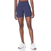 Core 10 Women's All Day Comfort Slim-Fit High-Waist Side-Pocket Booty Yoga Short