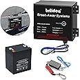 briidea Trailer Brakeaway Kit, Trailer Brakes Breakaway Kit with 12V 5AH Battery and Charger, LED Indicator, All Metal Waterproof Enclosure, Designed for Safe Towing, Ensure Your Driving Safety