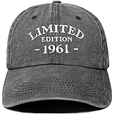 65th Birthday Gifts for Men Women, 65 Year Old Gifts Ideas, Washed Cotton Embroidered Baseball Cap Adjustable