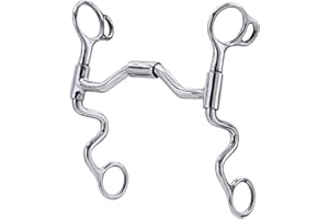 Weaver Equine All Purpose Swivel Port Bit, 5" Jointed Roller Mouth