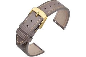 ANNEFIT Watch Band 16mm 17mm 18mm 19mm 20mm 21mm 22mm - Classic Oil Wax Leather Quick Release Watch Strap for Men Women