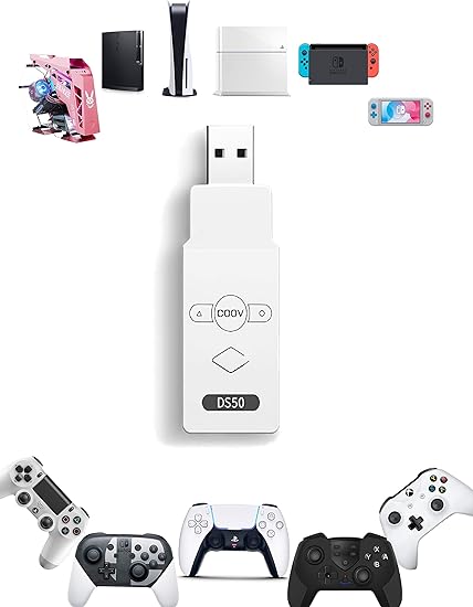 Amazon Cowbox 21最新版 ワイヤレス アダプタ 無線 ワイヤレス レシーバー 受信機用 コンバーター Ps5 Dualsense Ps4 Dualshock Xbox One Switch Pro Cowbox T 23 無線コントローラー対応 ジャイロ 振動 Windowspc Ps5 Ps4 Ps3 Switch Switch Lite 対応 日本語取扱