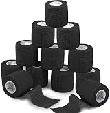 ANAMPION Self Adhesive Bandage 12 Rolls 5cm x 4.5m Non-Woven Cohesive Tape view 1