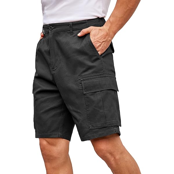 Cargo Shorts Mens Slim Fit Knee Length Shorts Mens Cargo Shorts