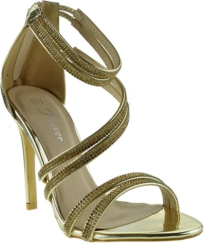 gold dress sandals