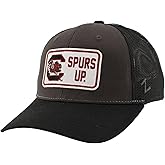 South Carolina Fighting Gamecocks NCAA Officially Licensed Snapback Hat Big Rig Patch Charcoal Black Defer