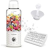 Portable Blender, PopBabies Personal Blender for Shakes and Smoothies Battery Powered USB Blender Stronger and Faster with Ic