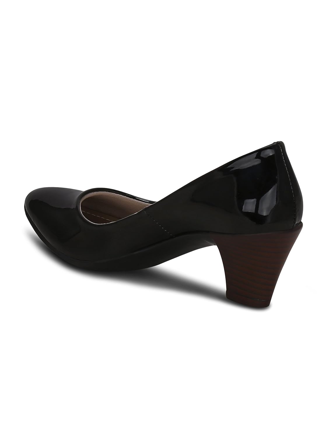 get glamr women's black pumps