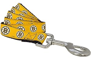 All Star Dogs Boston Bruins Dog Leash 6 FT, 6 FT, Team Colors (ALLSTAR-NHL325)