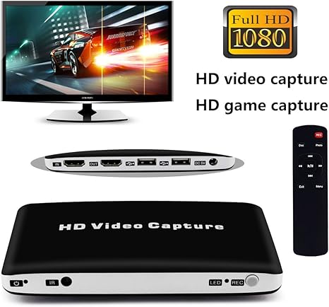 Captura de vídeo HDMI, rongyuxuan HDMI HD USB 3.0/2.0 Dongle 1080P 60 FPS TV DVD