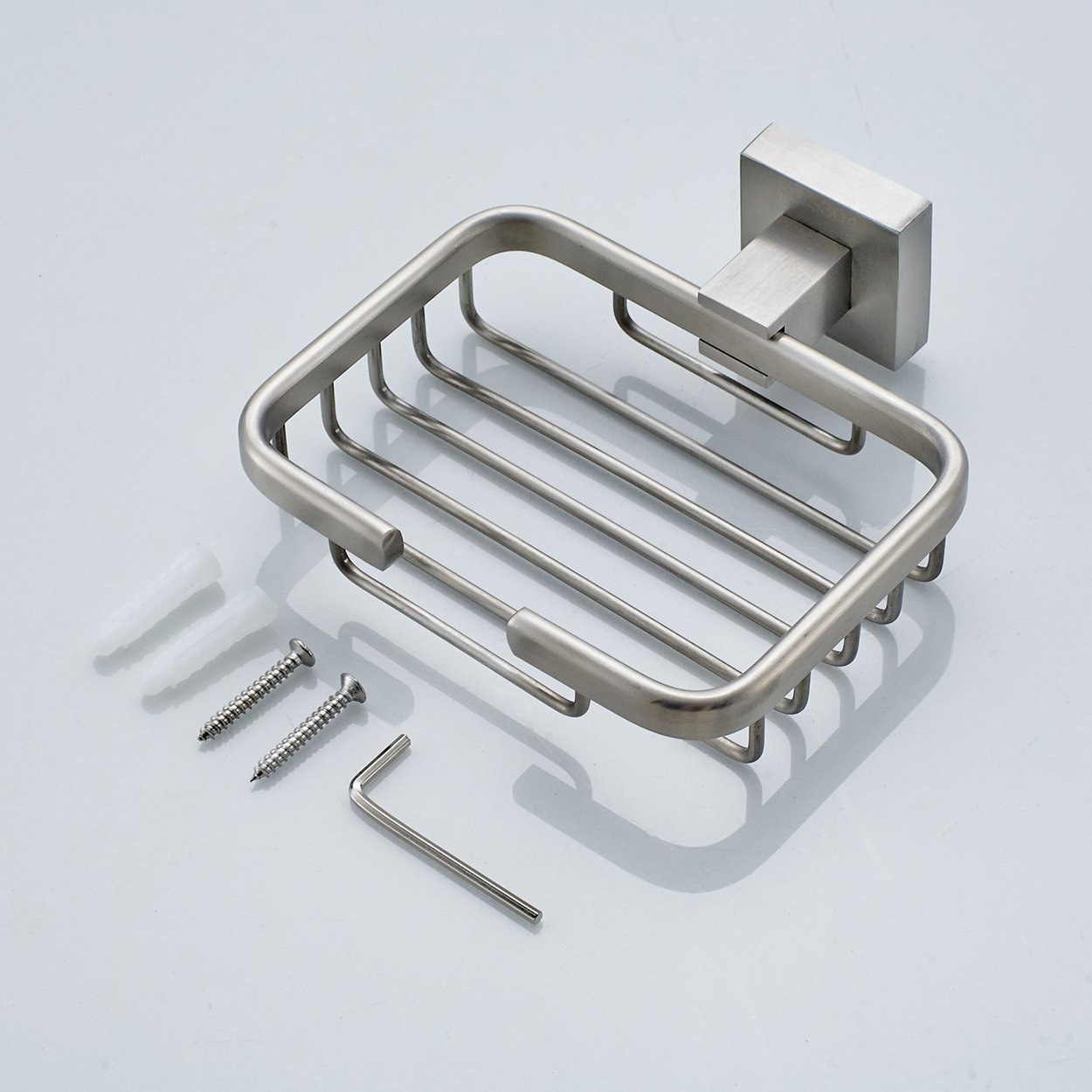 Fapully Soap Dish Stainless Steel BathroomKitchen Shower Soap Holder