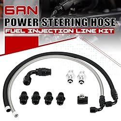 PQY 25Inch 6AN Power Steering Pump Hose Kit