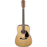 Fender CD-60 Dreadnought V3 Acoustic Guitar, with 2-Year Warranty, Natural, with Case