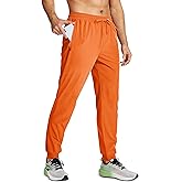 MAGCOMSEN Men's Joggers with Zipper Pockets Lightweight Hiking Sweatpants Athletic Pants for Men Running Workout Traning Gym