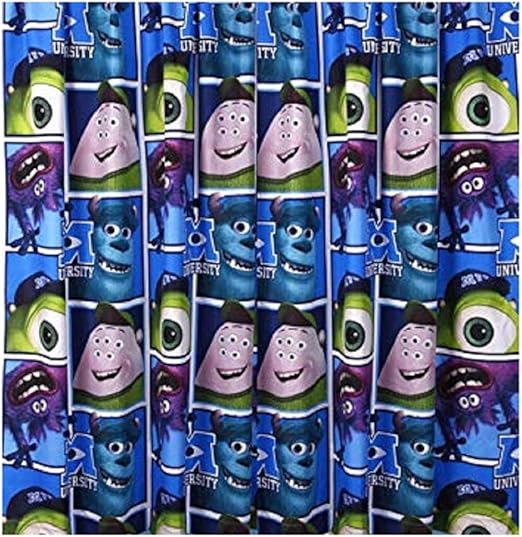 Amazon Com Disney Monsters Inc University 54 Curtains Home
