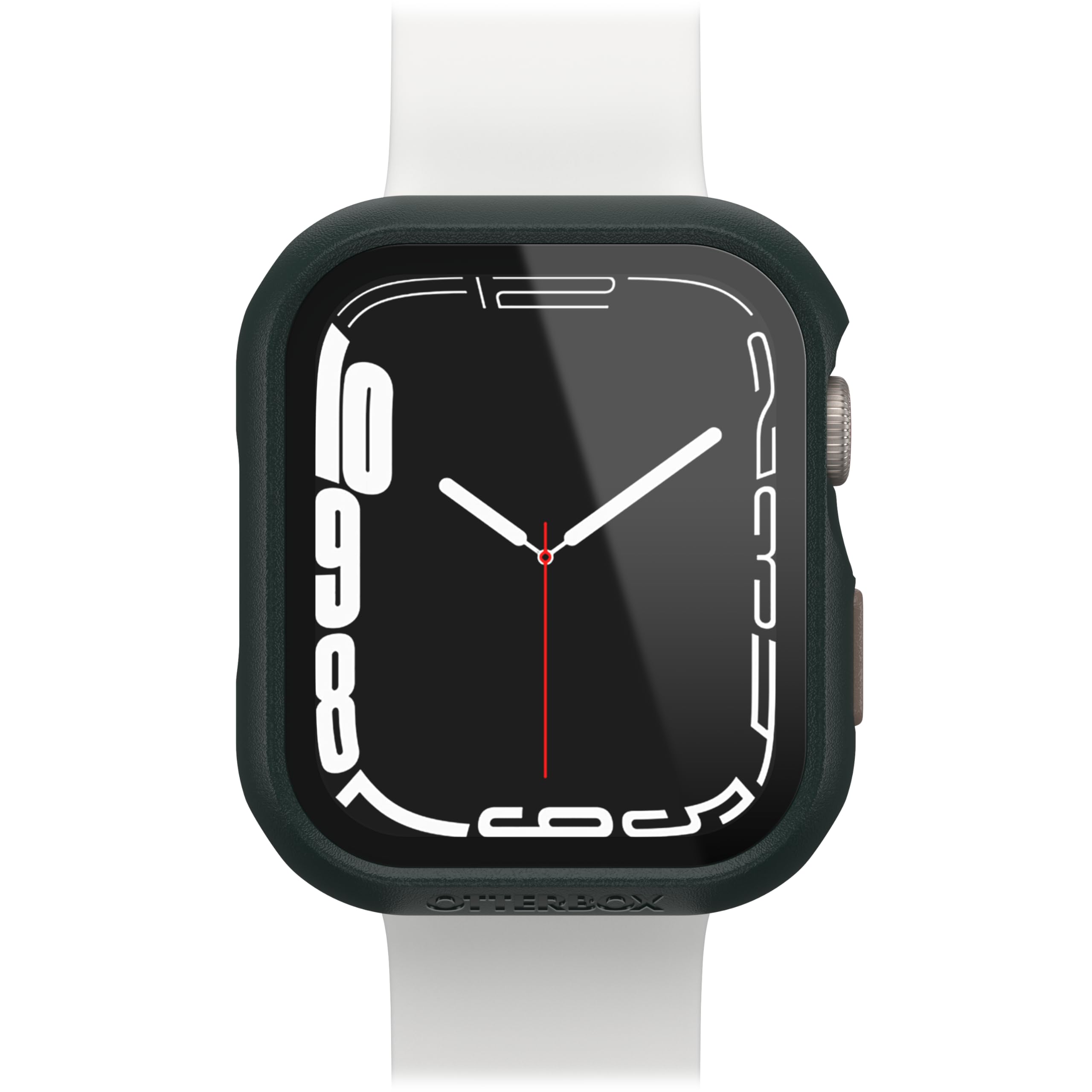 OtterBox Eclipse Watch Bumper with Integrated Glass Screen Protector for Apple Watch Series 9/8/7-45mm, Tempered Glass, Shockproof, Drop Proof, Sleek Protective Case, Green/Grey