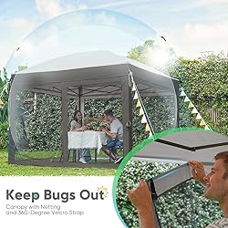 Quictent 8'x8' Pop up Canopy Tent with