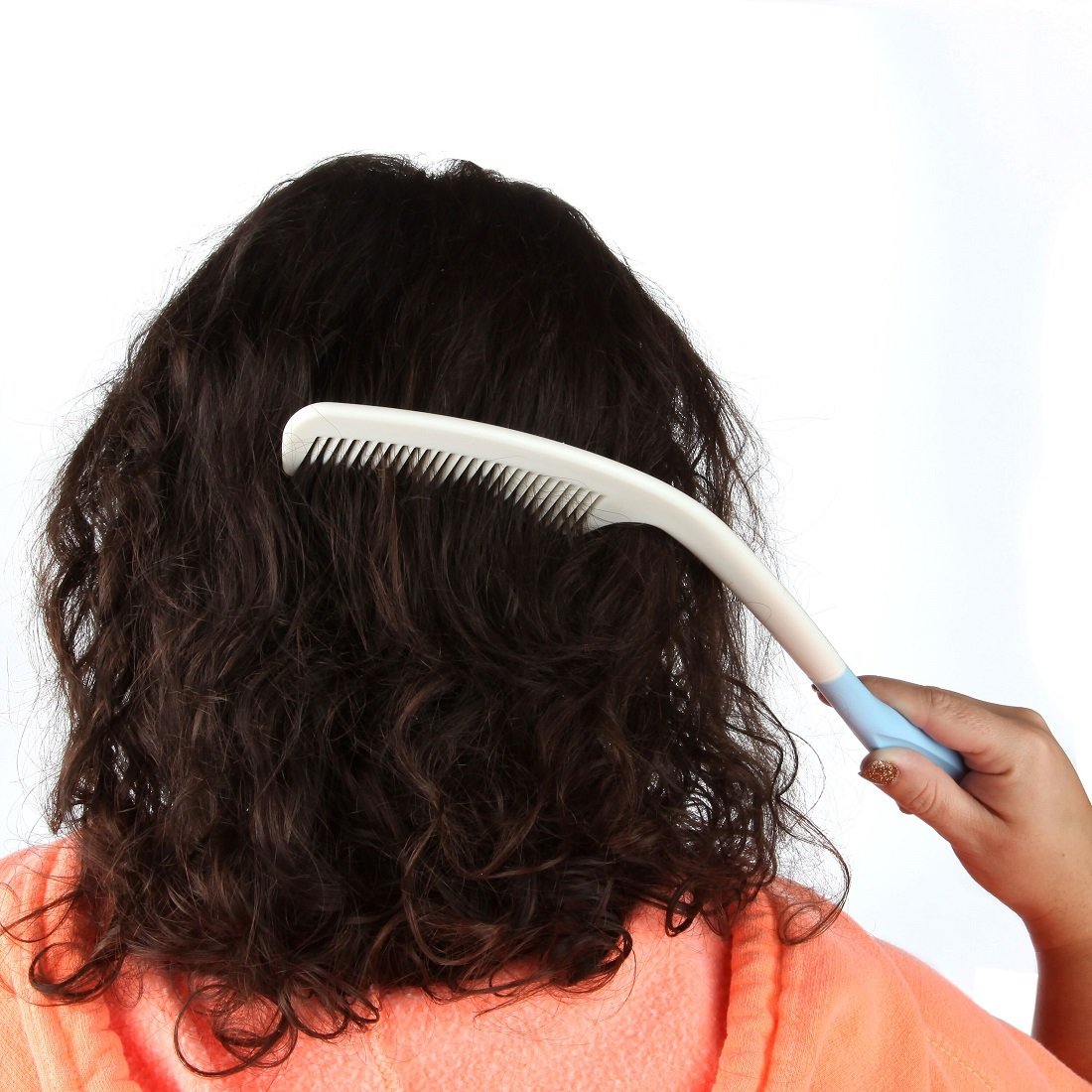 HomeX Long Reach, Long Handled Comb and Brush Hair Care Set