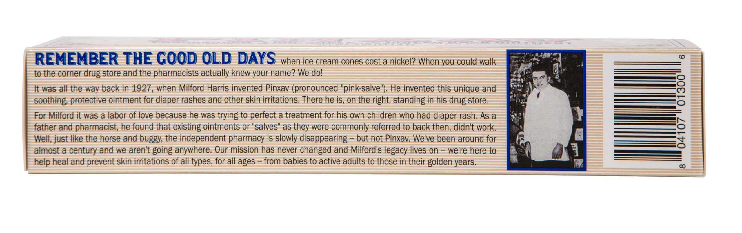 PINXAV Healing Cream, Fast Relief for Diaper Rash, Eczema, Chafing, Bed Sores, Acne, and Minor Cuts and Burns (4 OZ)