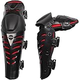 BARHAR 1 Pair of Adults Fashion Knee Shin Armor Protect Guard Pads Accessories with Plastic Cement Hook for Motorcycle Motocr