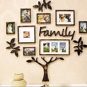 8 Marcos de Madera Maciza Marco de Fotos Marco de Imagen combinación de