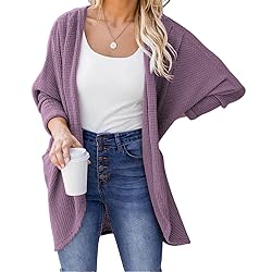 Long Cardigan with Pockets for Women Black Sweater