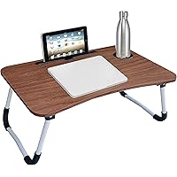 OFIXO Multi-Purpose Laptop Table/Study Table/Bed Table/Foldable and Portable Wooden/Writing Desk (Wooden)