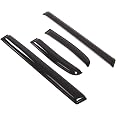 TuningPros Smoke Tinted Out-Channel Window Visors Rain Guards – 4-Piece Set For Toyota 4Runner 1990-1995 (4 Door Only)