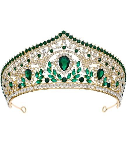 Tiara① Amazon.com: Queen Mary's Fringe Replica Tiara,Cubic Zirconia