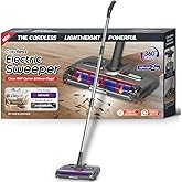 WarmWink Swivel Cordless Sweeper,Floor Cordless Sweeper, Cordless Electric Sweeper Rechargeable Cordless Sweeper, 360 Directi