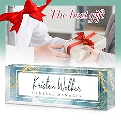 Custom Office Name Plate for Desk - Desk Name Plate